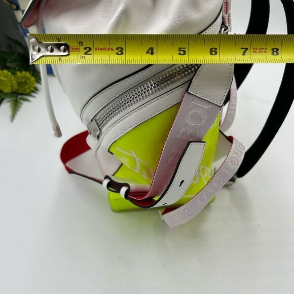 Unisex Christian Louboutin explorafunk leather backpack made in Italy NWT - Picture 10 of 14